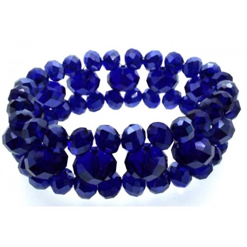 Dark Blue Crystal Fancy Bracelet